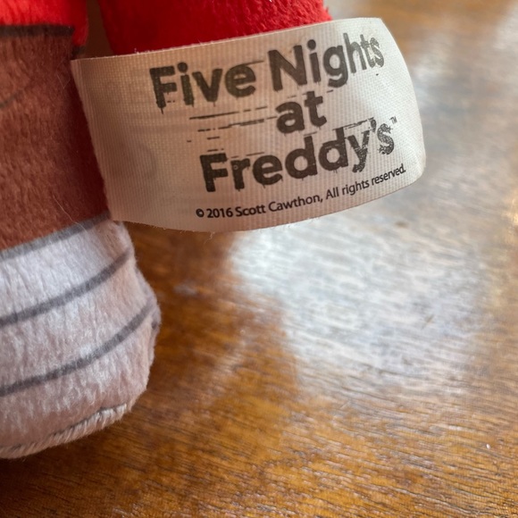Five Nights At Freddys FNAF Red Foxy Pirate 10” Plush Stuffed Animal 2016 - Picture 4 of 6